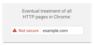 not secure chrome final warning