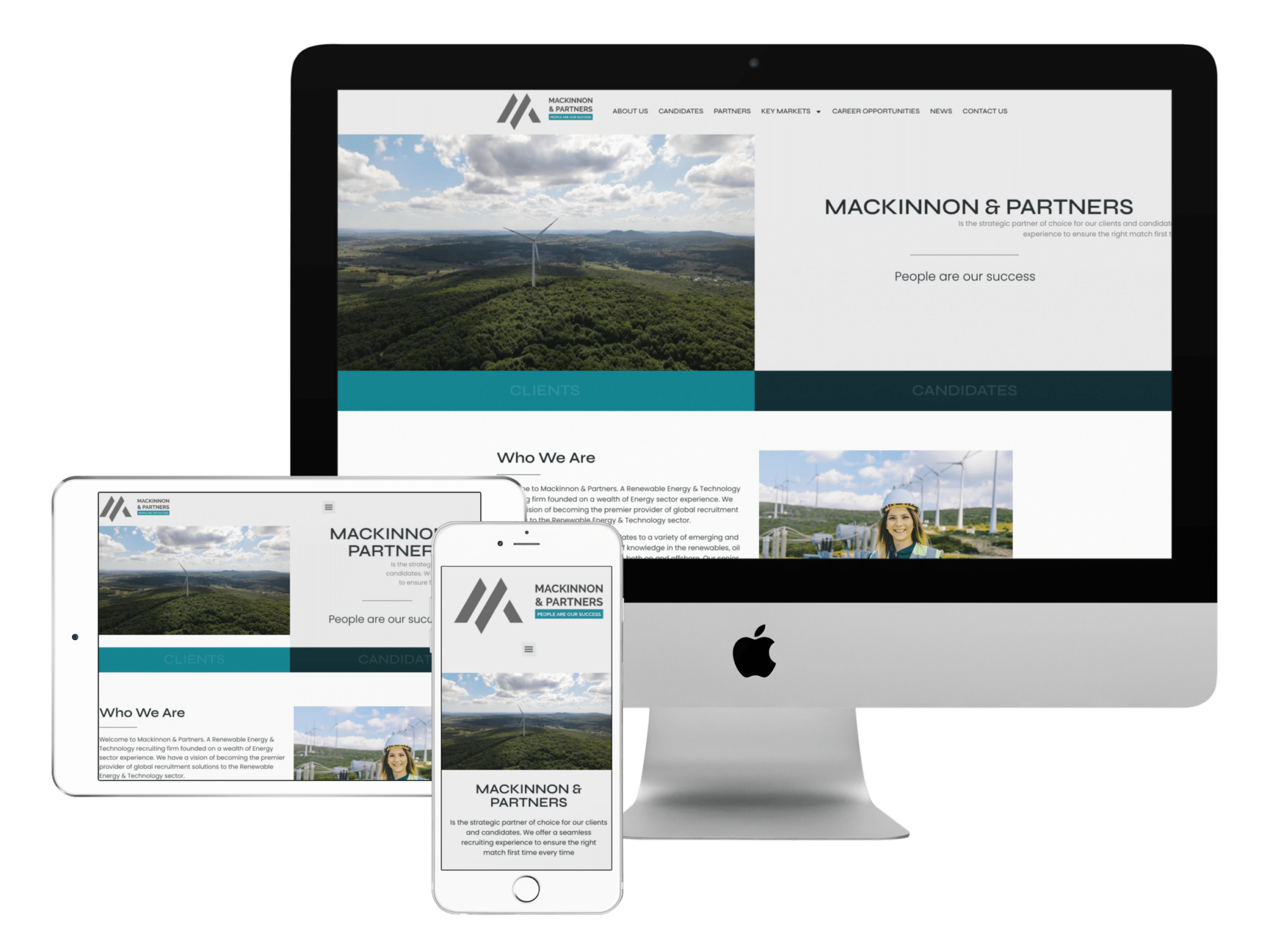 mackinnon and partners wordpress website design